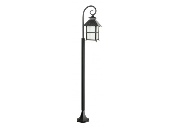 Oprawa stojąca CADIZ K 5002/1/Z – czarna latarnia 146 cm