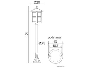 Miniaturka 3 - CORDOBA II K 5002/2/TD – schemat wymiarowy