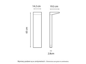 Miniaturka 3 - Oprawa stojąca KARO B – zdjęcie 4