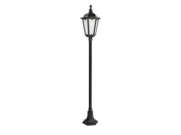 Oprawa stojąca RETRO CLASSIC K 164 cm w czarnym wykończeniu – widok z przodu