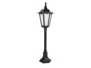 Miniaturka 2 - Oprawa stojąca RETRO CLASSIC K 5002/3 – czarna lampa ogrodowa, widok z przodu