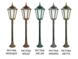 Miniaturka 7 - RETRO MAXI K 120 cm – zestawienie pięciu wykończeń patyn