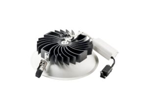 Miniaturka 1 - Oprawa wpuszczana Occuldas 23 – radiator i zasilanie od tyłu