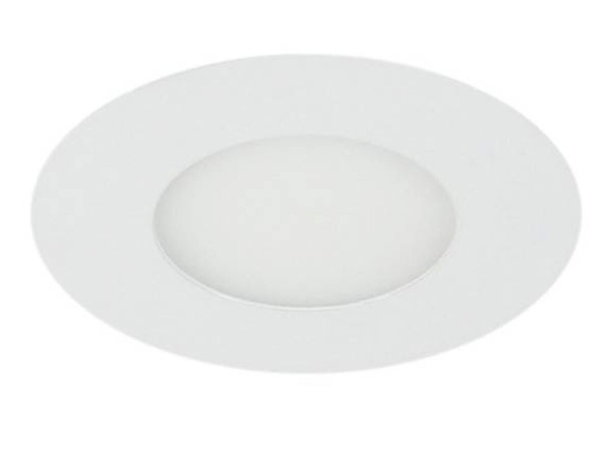 Oprawa sufitowa wpuszczana LED 3 W biała okrągła 8,3 cm