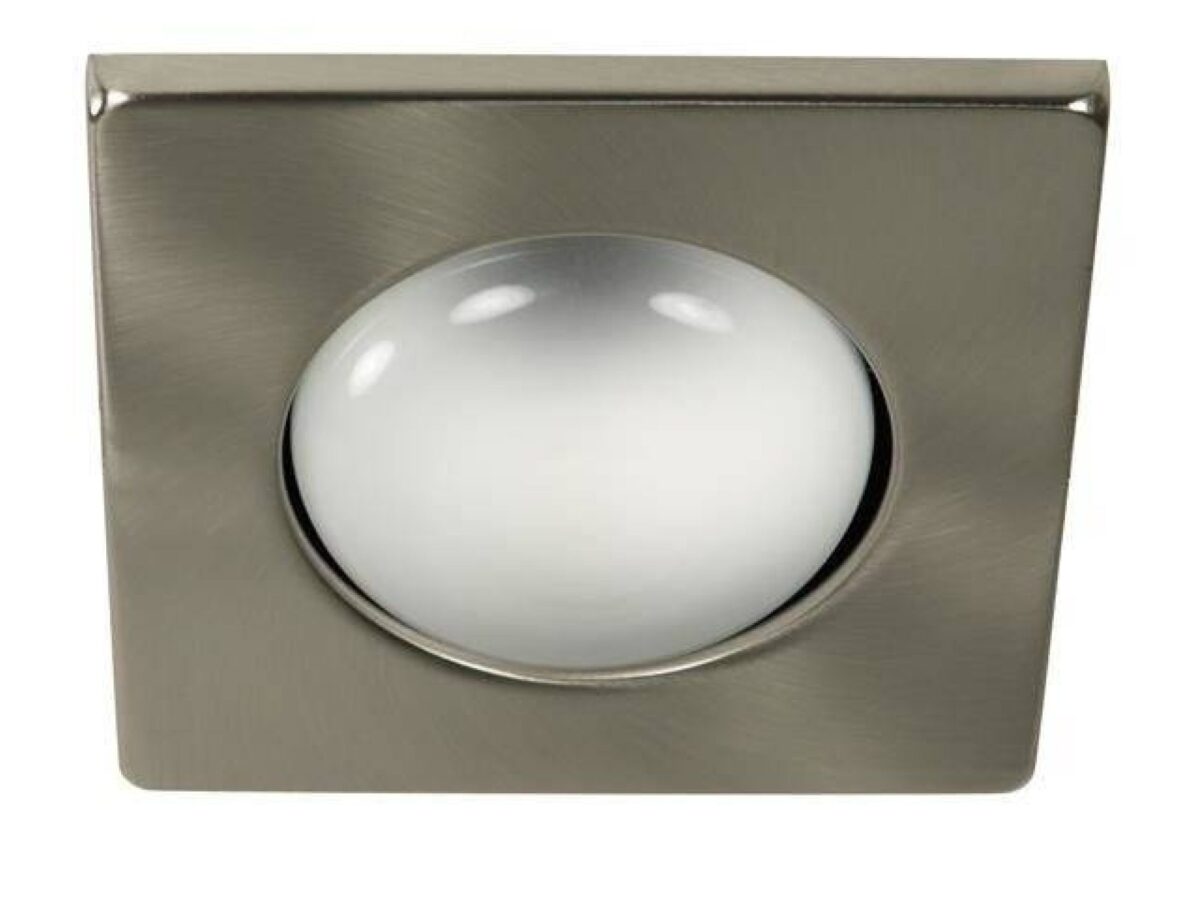 Oprawa sufitowa wpuszczana kwadratowa R63 E27 satynowa 8,8 cm