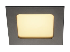 Miniaturka 6 - Czarna oprawa wpuszczana Frame Basic 9 cm – front z podświetlanym prostokątnym panelem