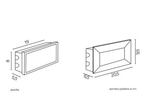 Miniaturka 2 - Oprawa wpuszczana MUR LED INOX C 04 – zdjęcie 3