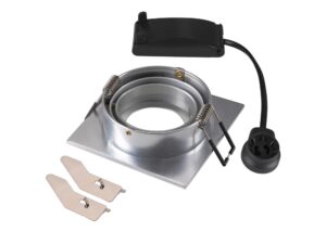 Miniaturka 6 - Aluminiowa oprawa New Tria 75 GU10, widok od tyłu z uchwytami montażowymi