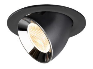 Miniaturka 3 - Oprawa wpuszczana Numinos Gimble L LED, czarna z chromem