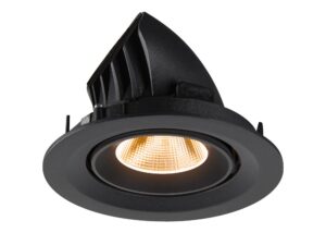 Miniaturka 1 - Widok oprawy Numinos Gimble M od przodu z widocznym modułem LED