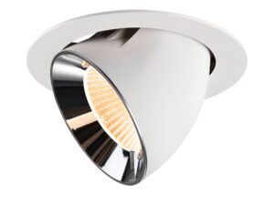 Miniaturka 24 - Oprawa wpuszczana Numinos Gimble XL, wersja Biały / chrom / 2700 K / 40°, widok pod kątem