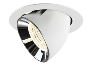 Miniaturka 29 - Oprawa wpuszczana Numinos Gimble XL, wersja Biały / chrom / 4000 K / 55°, widok pod kątem