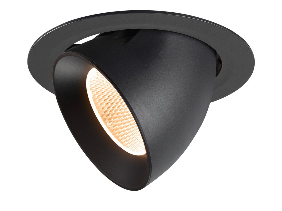 Okrągła oprawa wpuszczana LED Numinos Gimble XL Ø 19 cm
