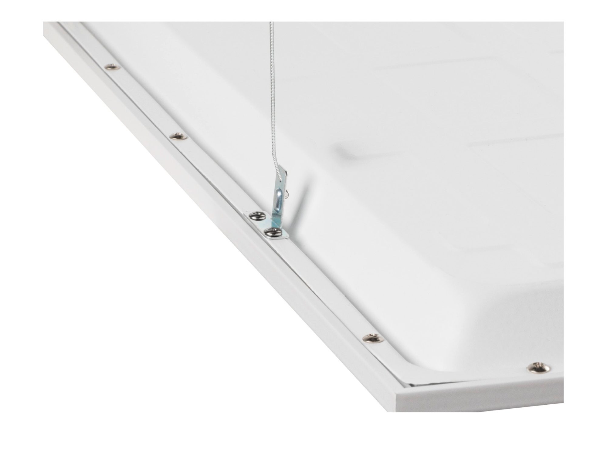 Oprawa Panel C LED 600, detal konstrukcji na białym tle