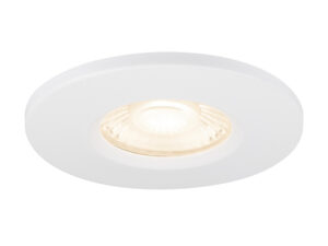 Miniaturka 4 - Biała oprawa wpuszczana Universal Downlight Fix LED IP65, widok z przodu