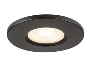 Miniaturka 1 - Czarna oprawa wpuszczana Universal Downlight Fix LED IP65, widok z przodu