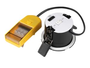 Miniaturka 2 - Universal Downlight Fix LED, tył oprawy i przełącznik mocy 5 lub 7 W