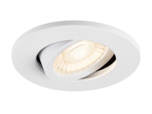 Miniaturka 4 - Biała oprawa wpuszczana Universal Downlight Move, widok przedni