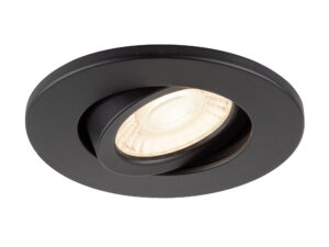 Miniaturka 1 - Czarna oprawa wpuszczana Universal Downlight Move, widok przedni