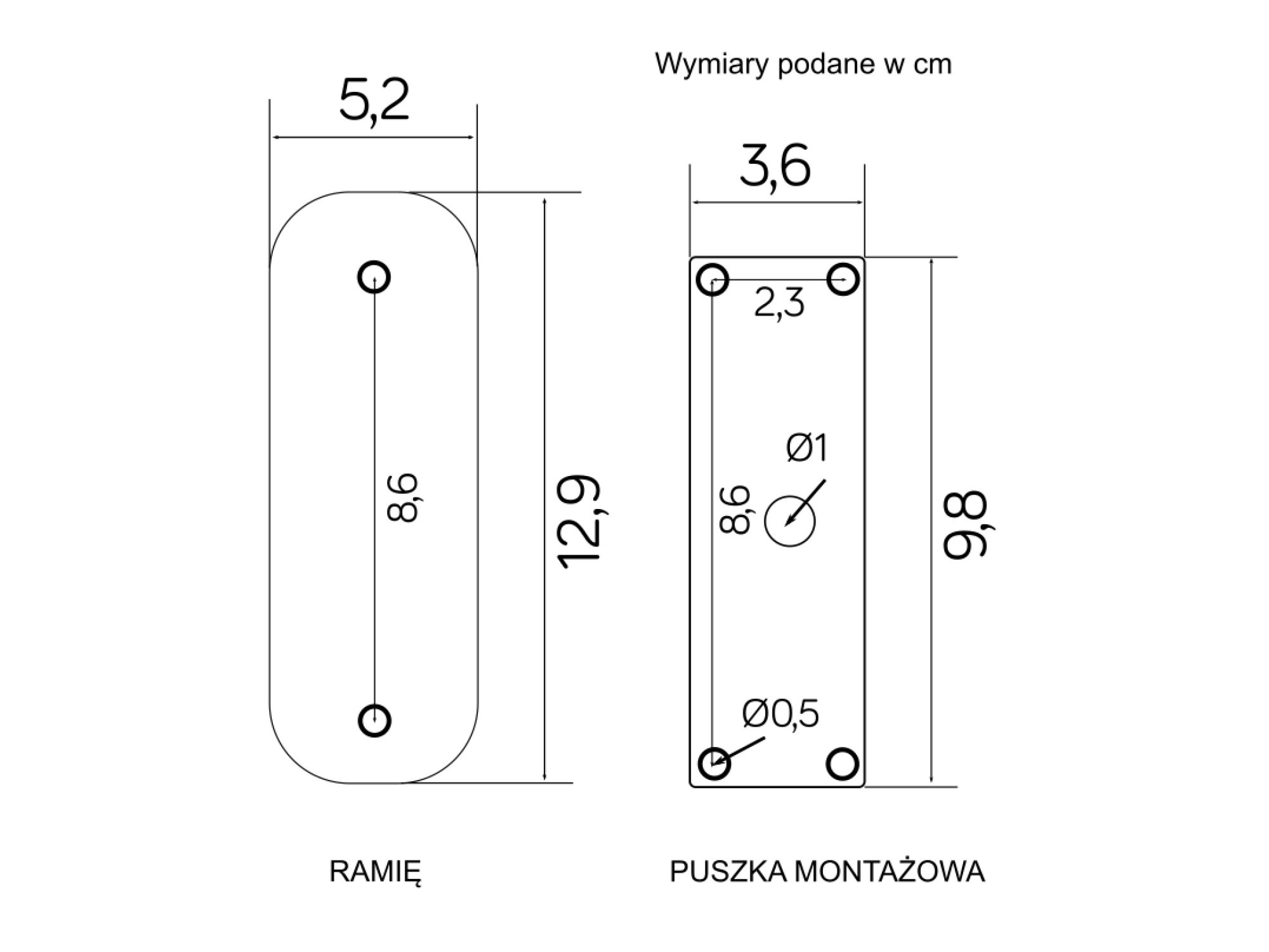 Schemat techniczny modelu SS802-A BL