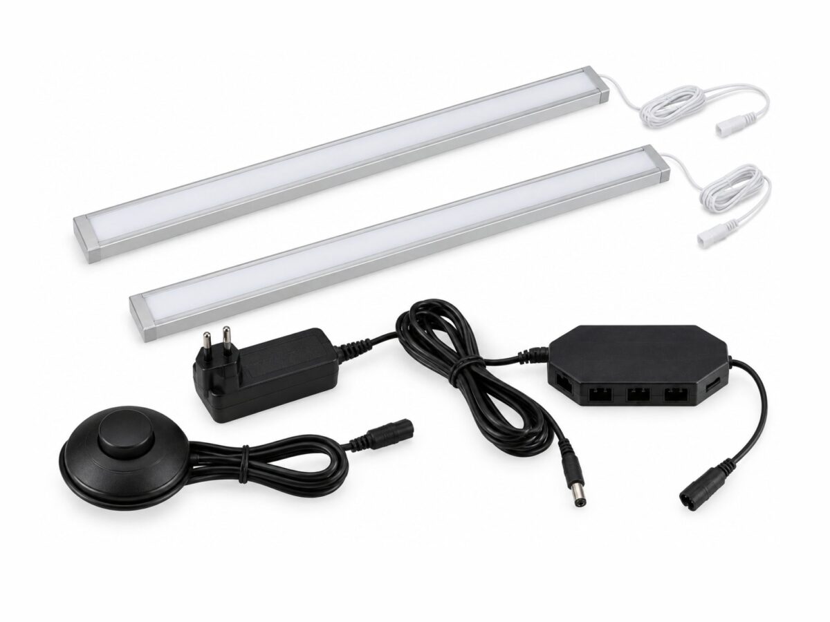 Listwa LED Alu 380 mm do szklanej półki