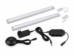 Miniaturka 4 - Zestaw oświetlenia LED Maseri do szaf z 2 listwami