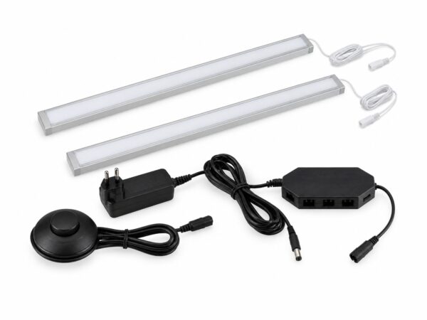 Zestaw oświetlenia LED Maseri do szaf z 2 listwami