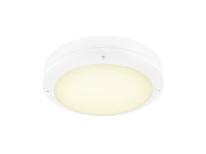 Miniaturka 4 - Biała okrągła oprawa Outdoor Bulkhead V 360 z bliska