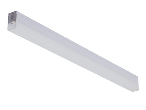 Panel LED Honey Comb prosty 7 W, biała listwa świetlna na białym tle