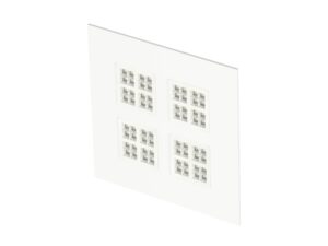 Miniaturka 2 - Panel LED Pavanno 62 × 62 cm – ukośny widok modułów
