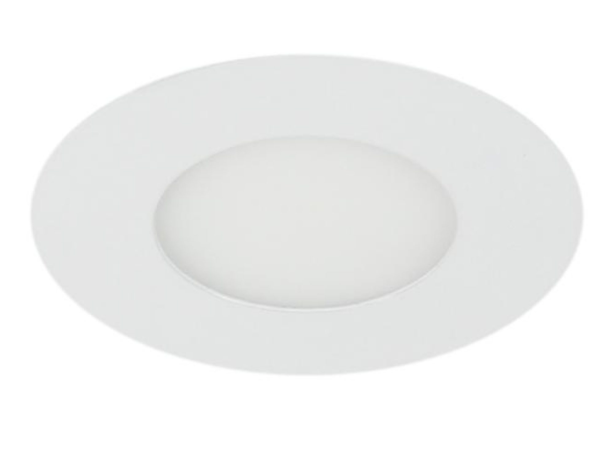 Biały okrągły panel sufitowy Liorama LED 3 W o średnicy 12 cm