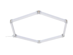 Miniaturka 2 - Panel LED Honey Comb 42 W biały, pojedynczy sześciokątny moduł na białym tle