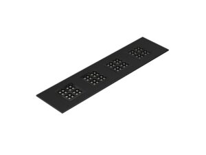 Miniaturka 3 - Panel sufitowy LED Pavanno 120 × 30 cm czarny, widok obudowy