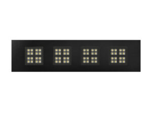 Miniaturka 1 - Panel sufitowy LED Pavanno 120 × 30 cm czarny, ujęcie główne