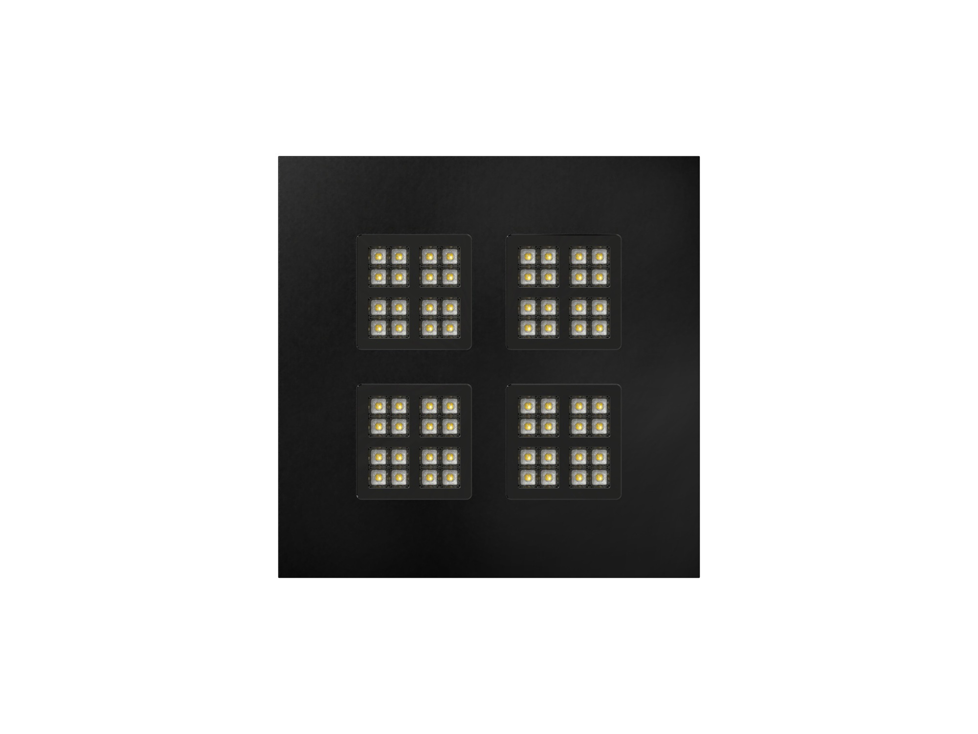 Panel LED Pavanno 62 × 62 cm czarny, widok główny