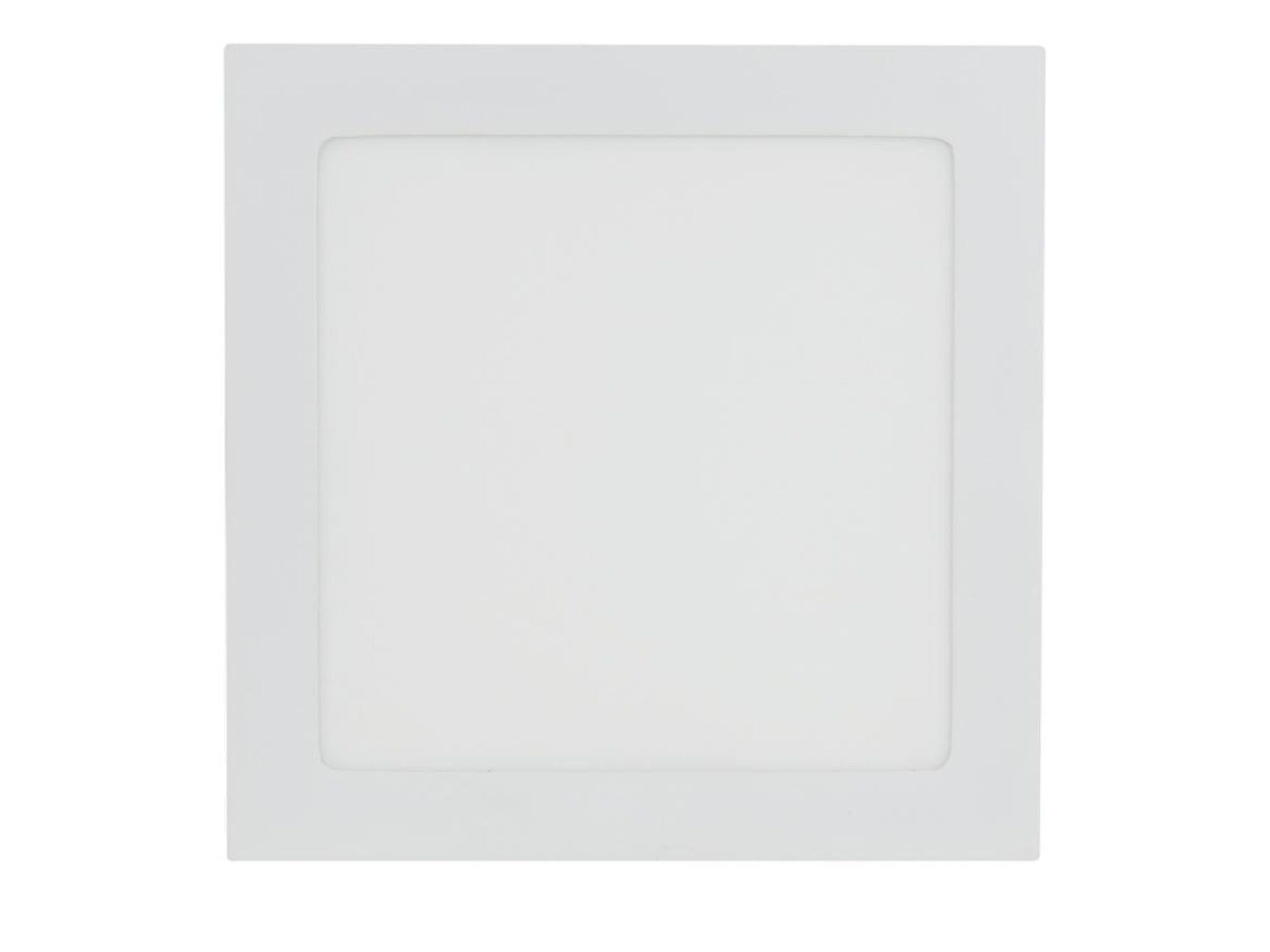 Panel LED sufitowy biały kwadratowy 8,4 cm o neutralnej barwie światła