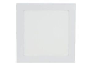 Miniaturka 2 - Kwadratowy panel LED sufitowy Ferelita biały widok z przodu