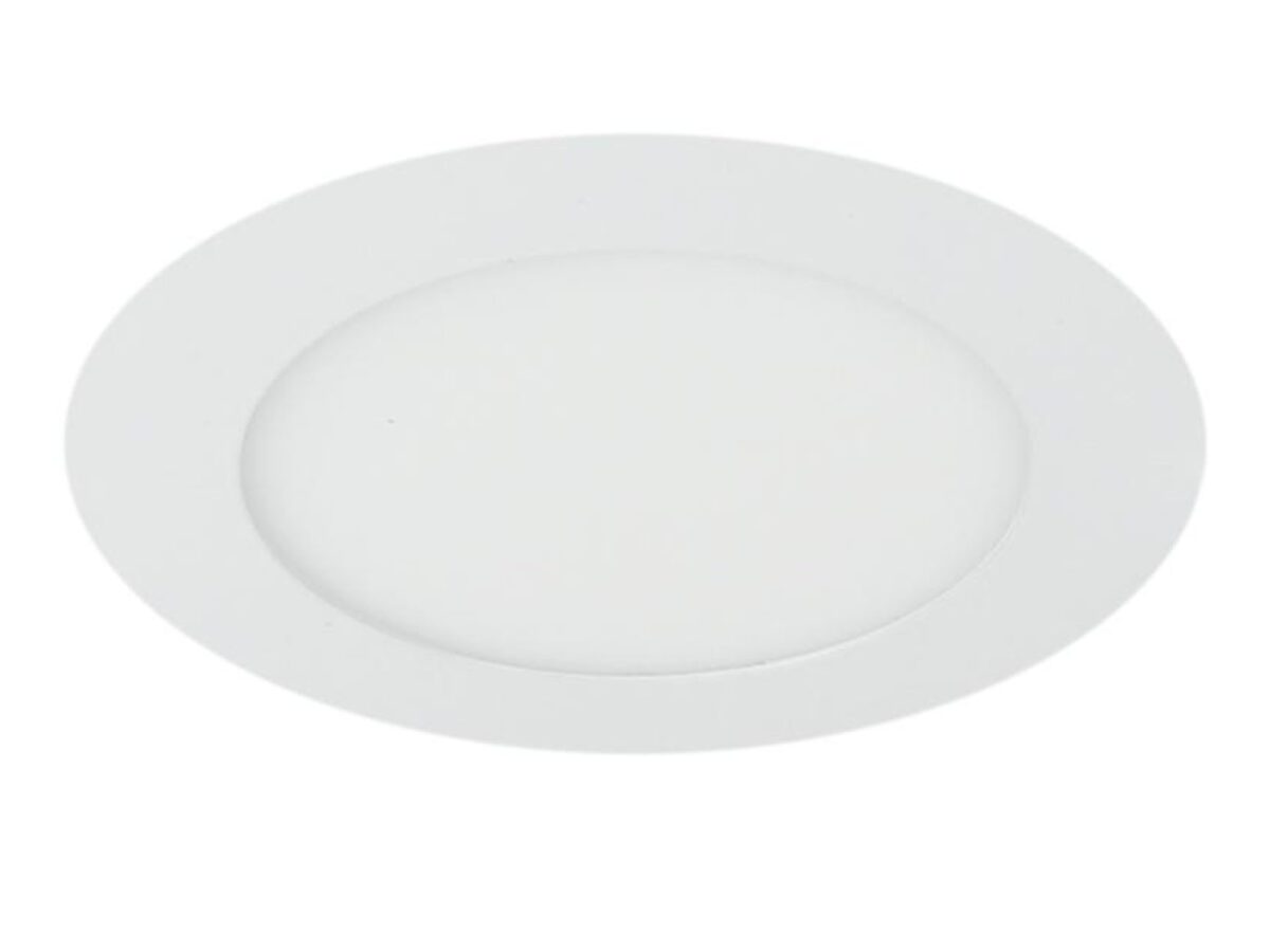 Panel LED sufitowy okrągły biały 14,7 cm 6 W 6500 K