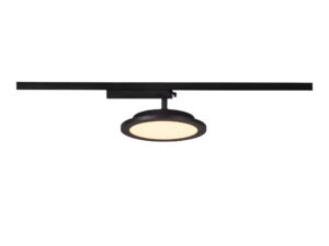 Miniaturka 5 - Czarny panel LED Panel Track okrągły do szyny jednofazowej, packshot