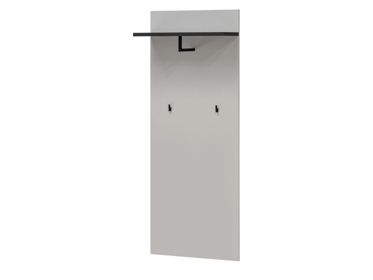 Panel wieszakowy z półką Havoro 60 cm kaszmir czarny