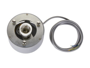 Miniaturka 1 - Szara lampa wisząca Para Dome E27 widok z przodu
