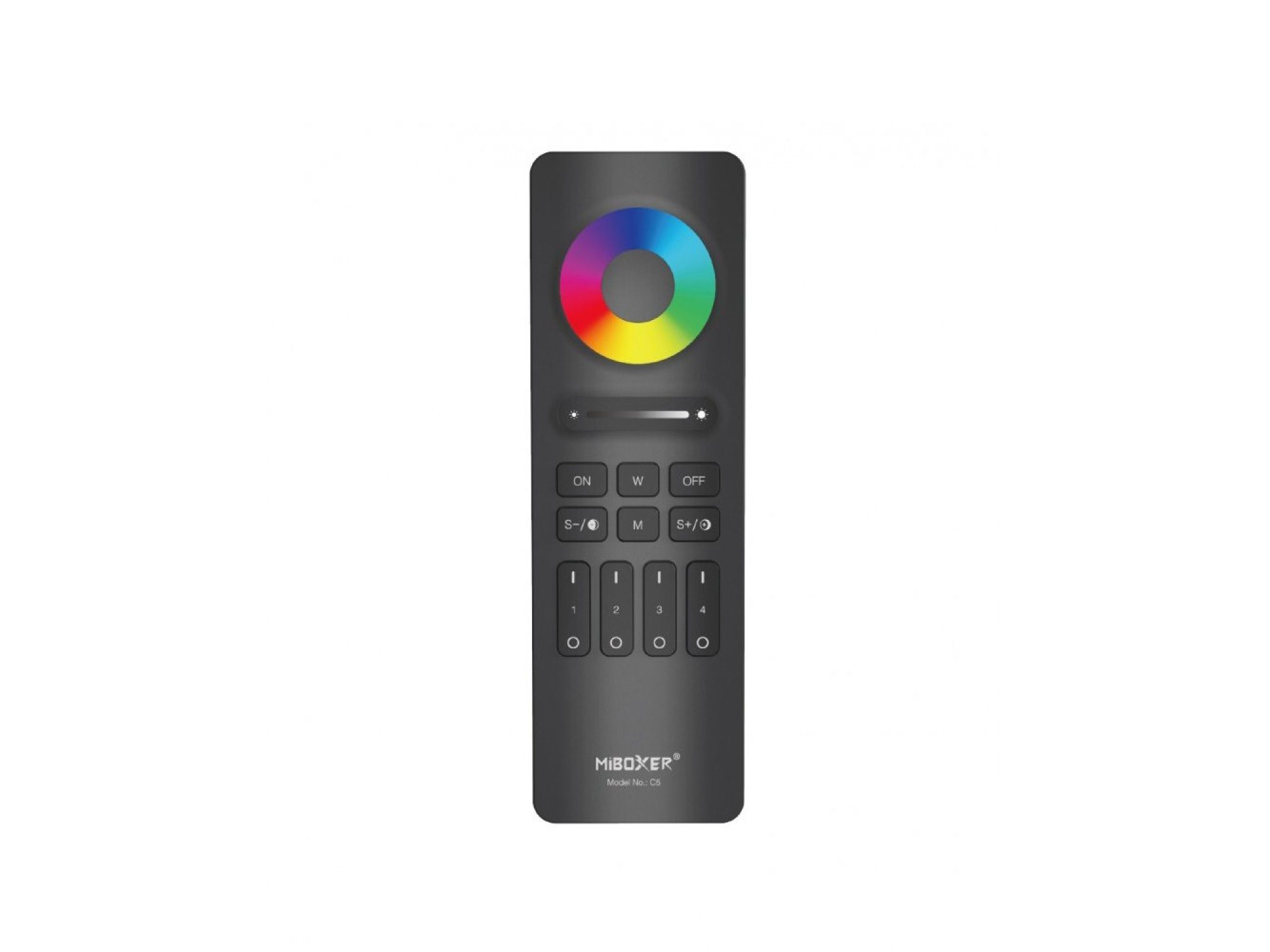 Pilot LED RGB i CCT do czterech stref z kołem wyboru koloru