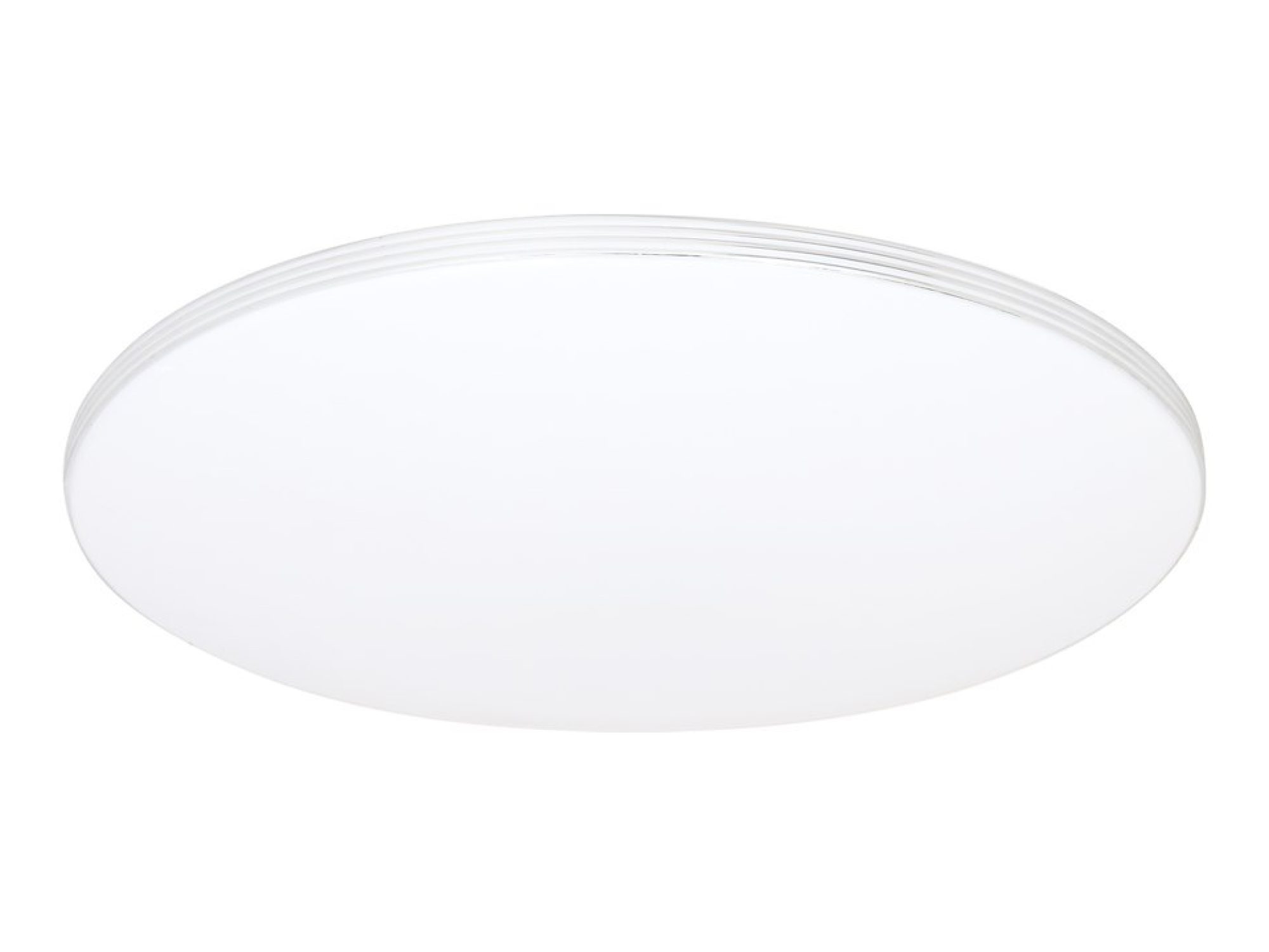 Okrągły biały plafon LED Alivia 75 cm