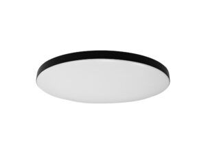 Miniaturka 3 - Plafon LED Alivia czarny 75 cm okrągły na białym tle
