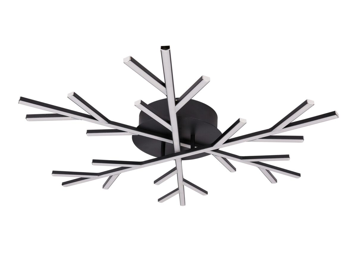 Plafon sufitowy Avalino czarny LED 40 W 4000 K 70 cm