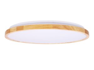 Miniaturka 4 - Plafon LED Avimena 36 W biały z drewnopodobnym pierścieniem, profil