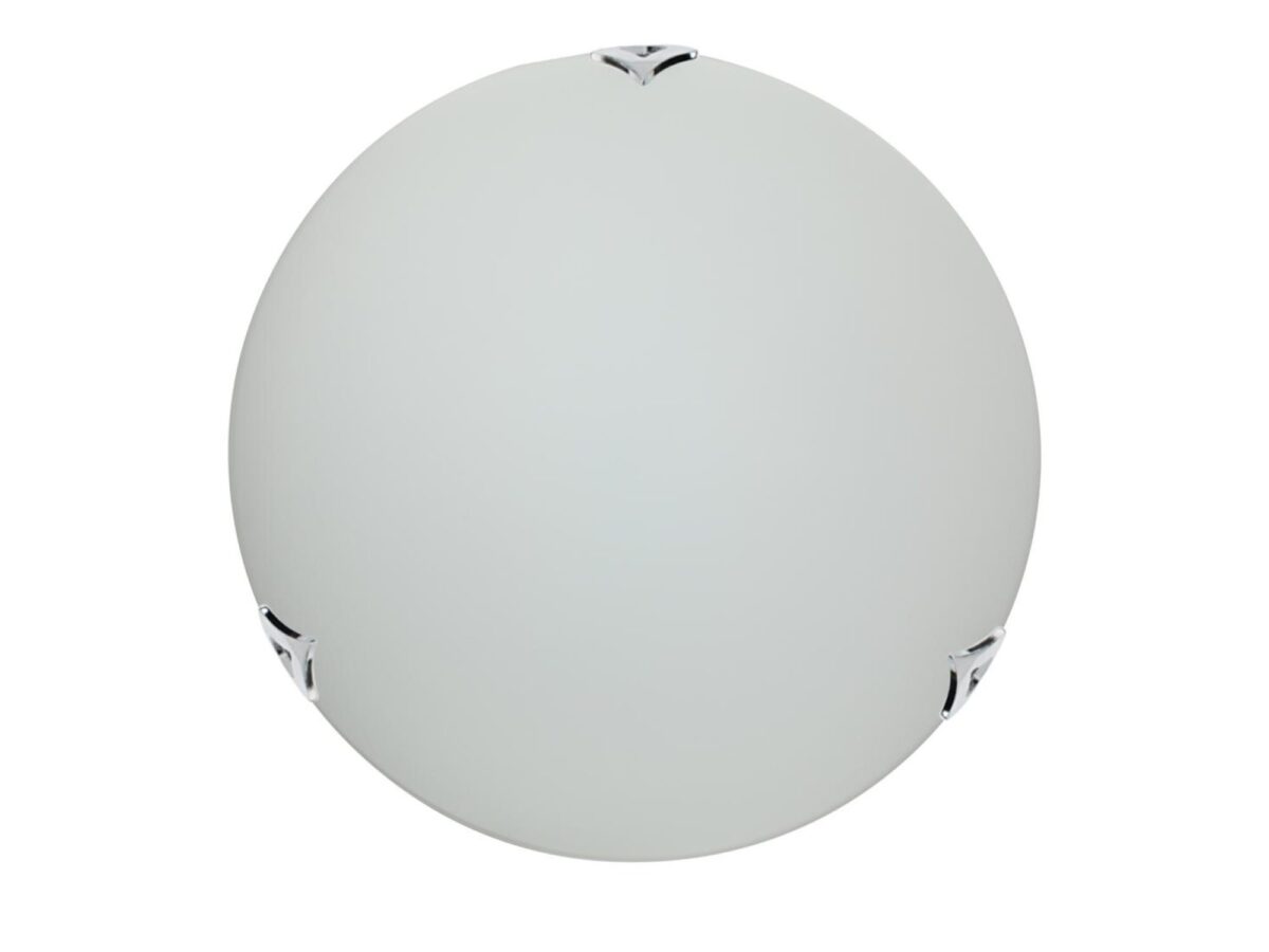 Plafon Calaveta 30 cm chrom satyna szklany E27