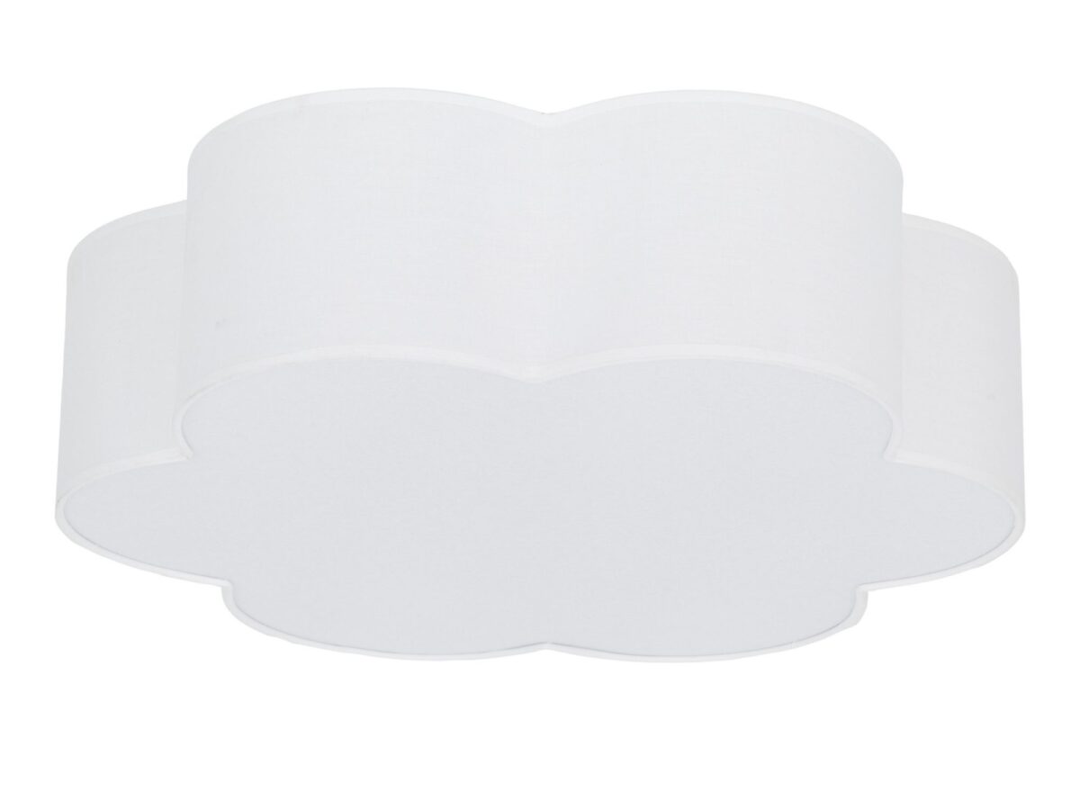 Lampa sufitowa Capri 4-punktowa z kwiatowym kloszem