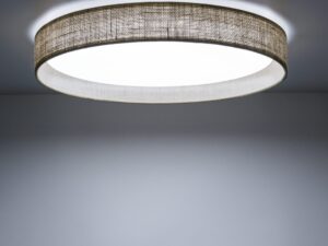 Miniaturka 3 - Lampa sufitowa Demi LED w wersji juta w aranżacji wnętrza