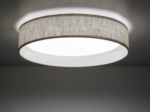 Miniaturka 3 - Plafon Demi LED CCT w wersji len w aranżacji pomieszczenia